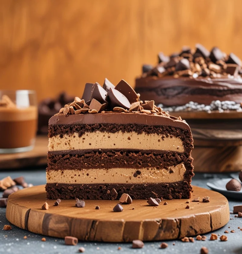 "Decadent Triple Chocolate Mousse Cake: A Recipe for Pure Indulgence"