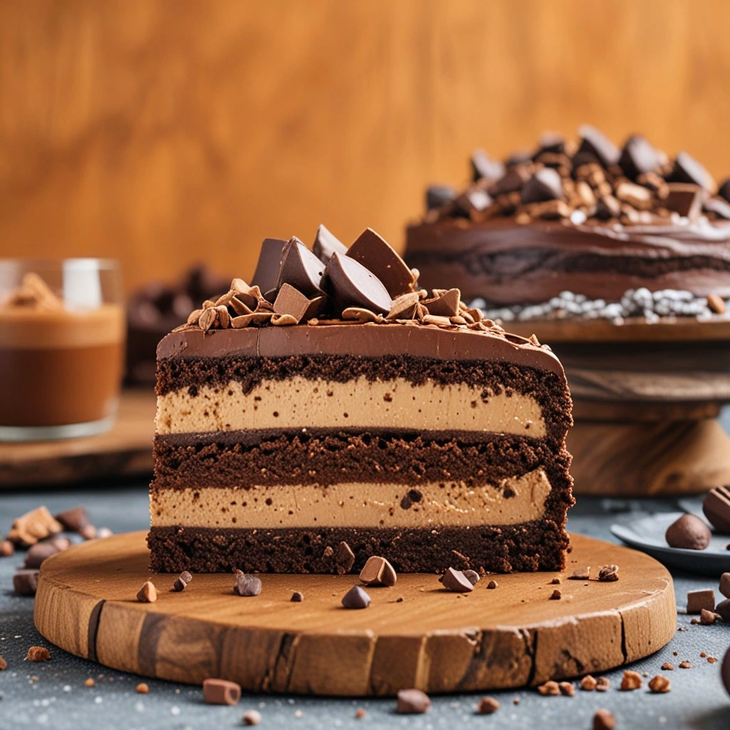 "Decadent Triple Chocolate Mousse Cake: A Recipe for Pure Indulgence"