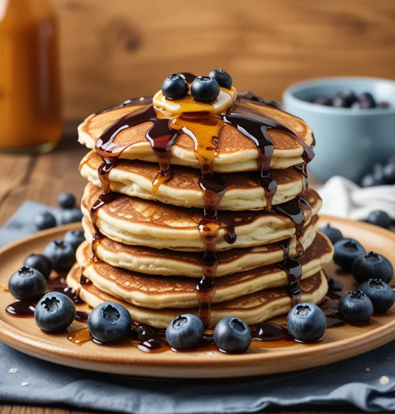 Blueberry pancakes