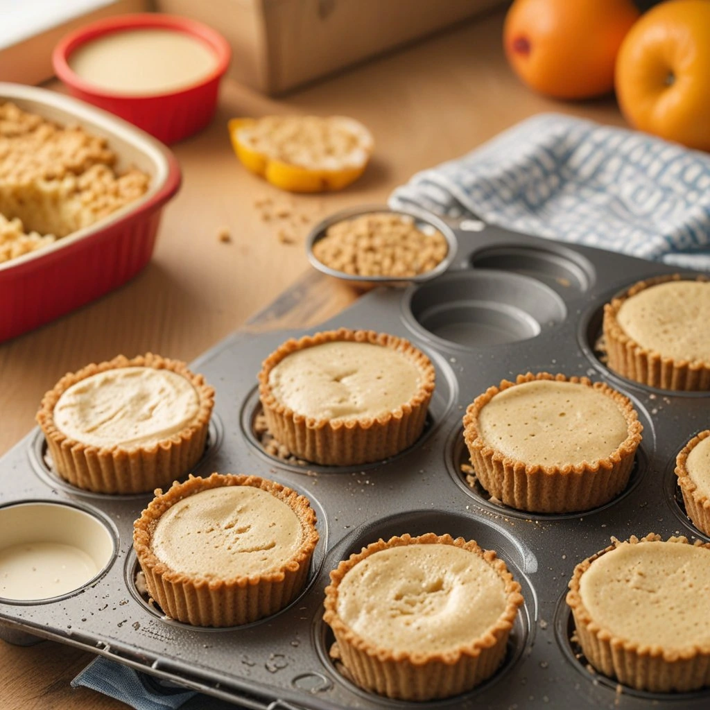 Yuzu cheesecake muffin