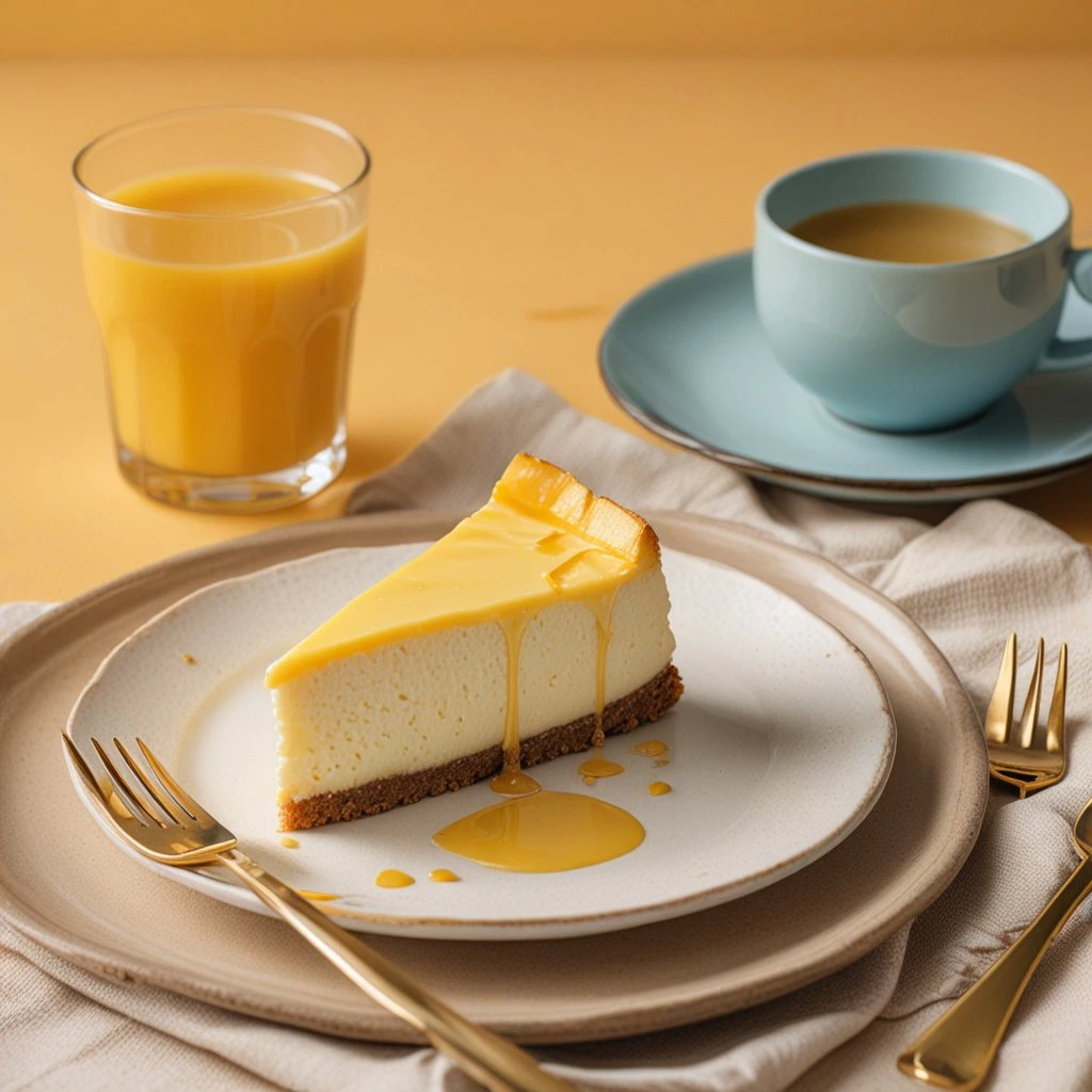 Yuzu cheesecake