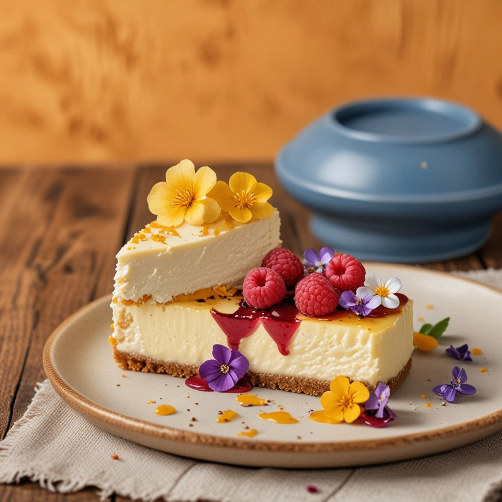 Yuzu cheesecake