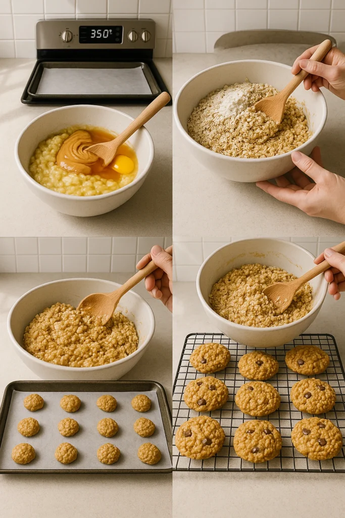 How to Make Peanut Butter Banana Cookies (Step-by-Step)