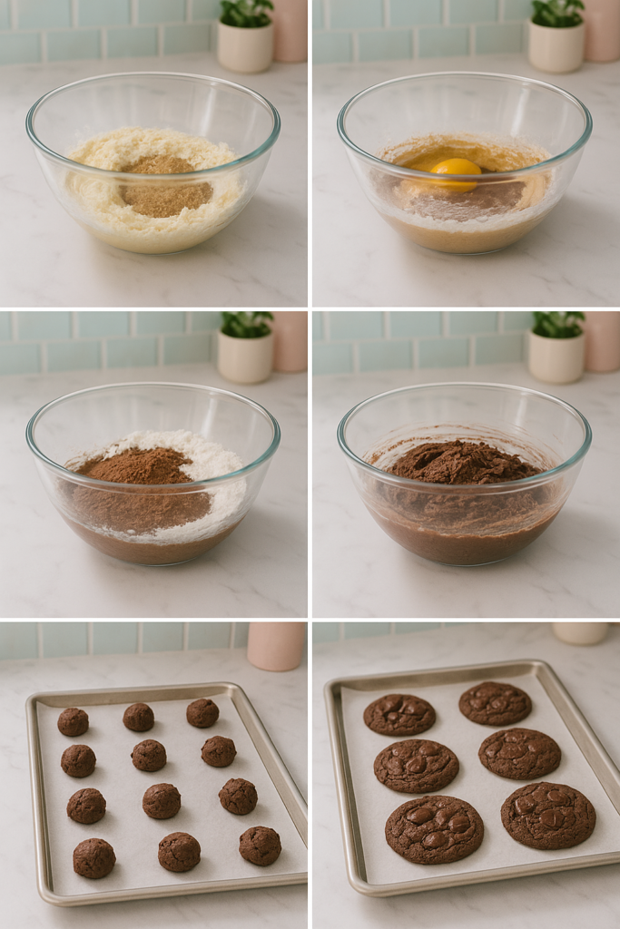 How to Bake Double Chunk Chocolate Cookies