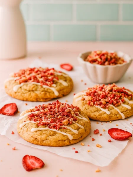 Strawberry Crunch Cookies: 9 Easy Steps to Make This Viral Baby Shower Dessert