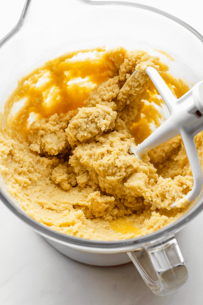 Lemon cookies mix ingredients