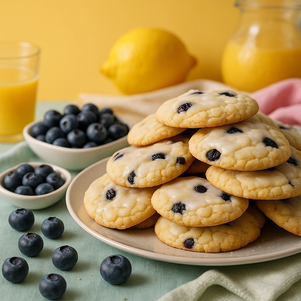 Lemon Blueberry Cookies