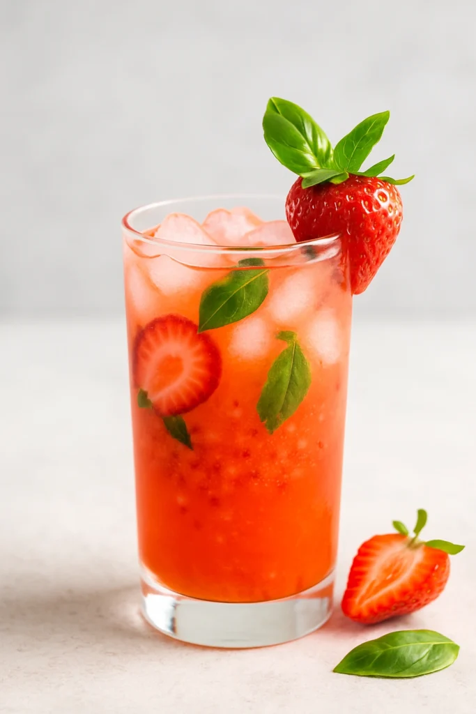 Strawberry Basil Lemonade