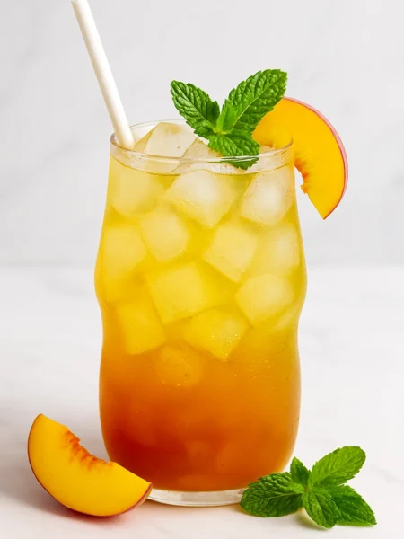 5-Minute Iced Peach Green Tea Lemonade Recipe – The BEST Starbucks Copycat