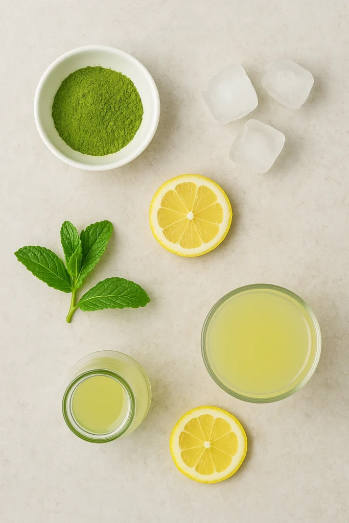 matcha lemonade Ingredients