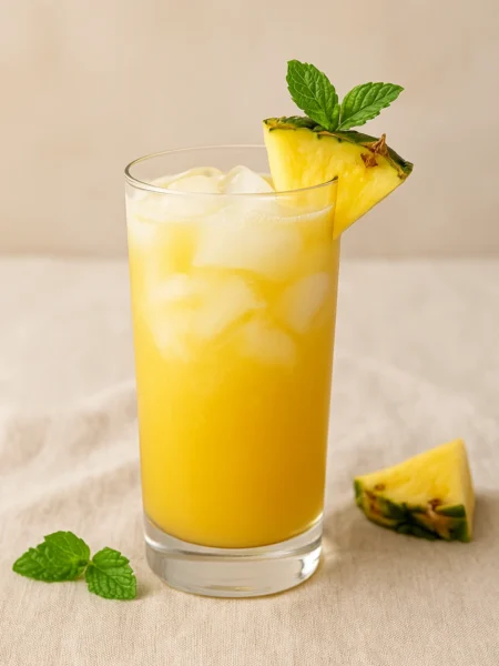 coconut and pineapple mocktail