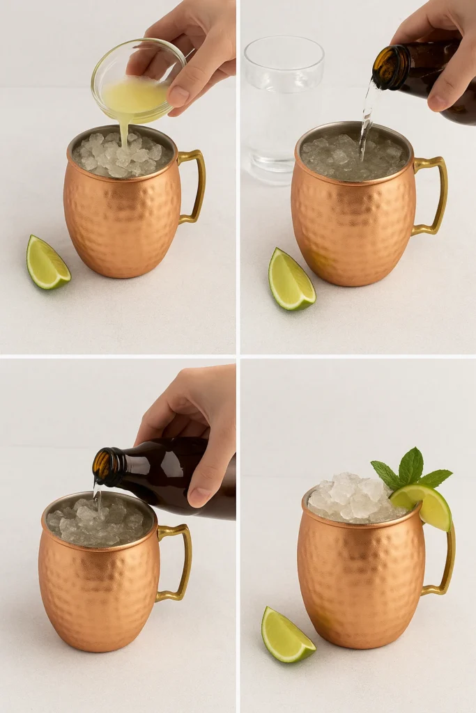 Instructions of Virgin Moscow Mule