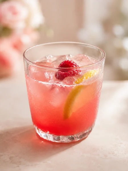 Sparkling Raspberry Lemonade for Baby Showers