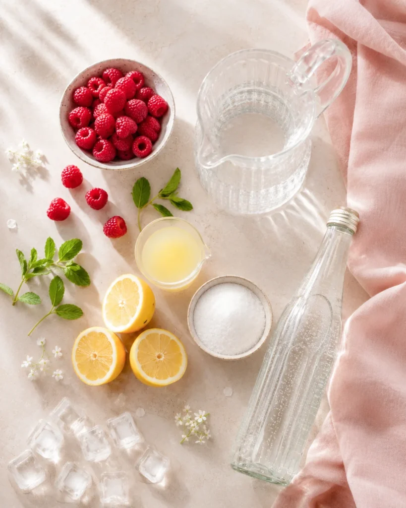 Sparkling Raspberry Lemonade Ingredients
