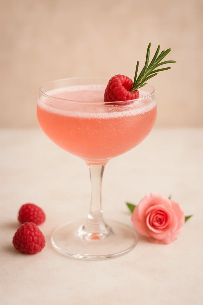Rose and Raspberry Sparkler