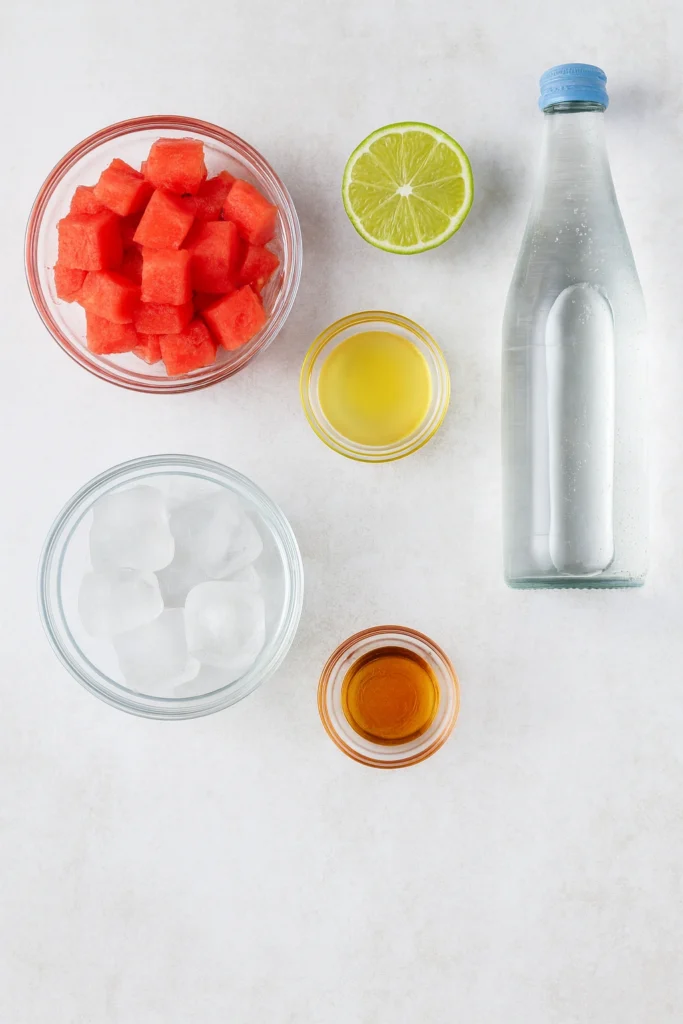 Ingredients of Watermelon fizz
