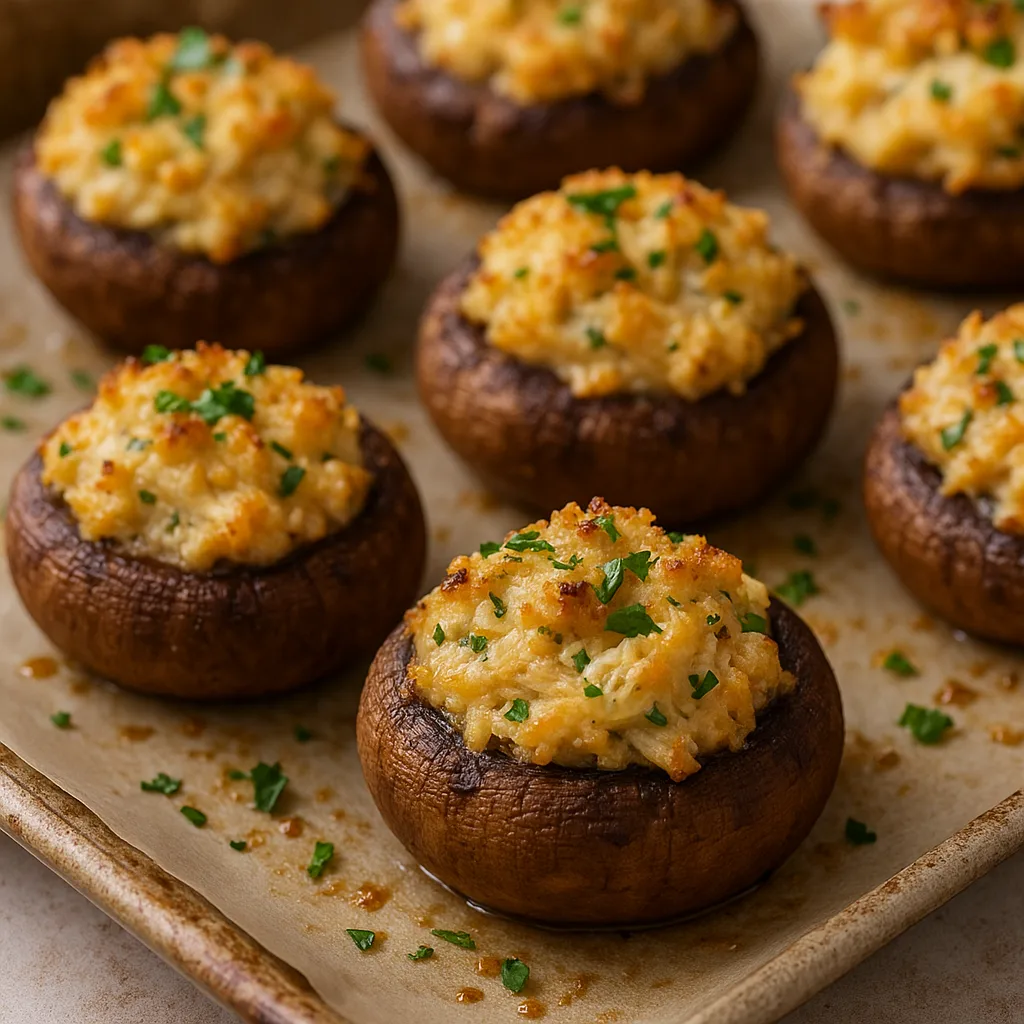 Crab Stuffed Mushrooms
