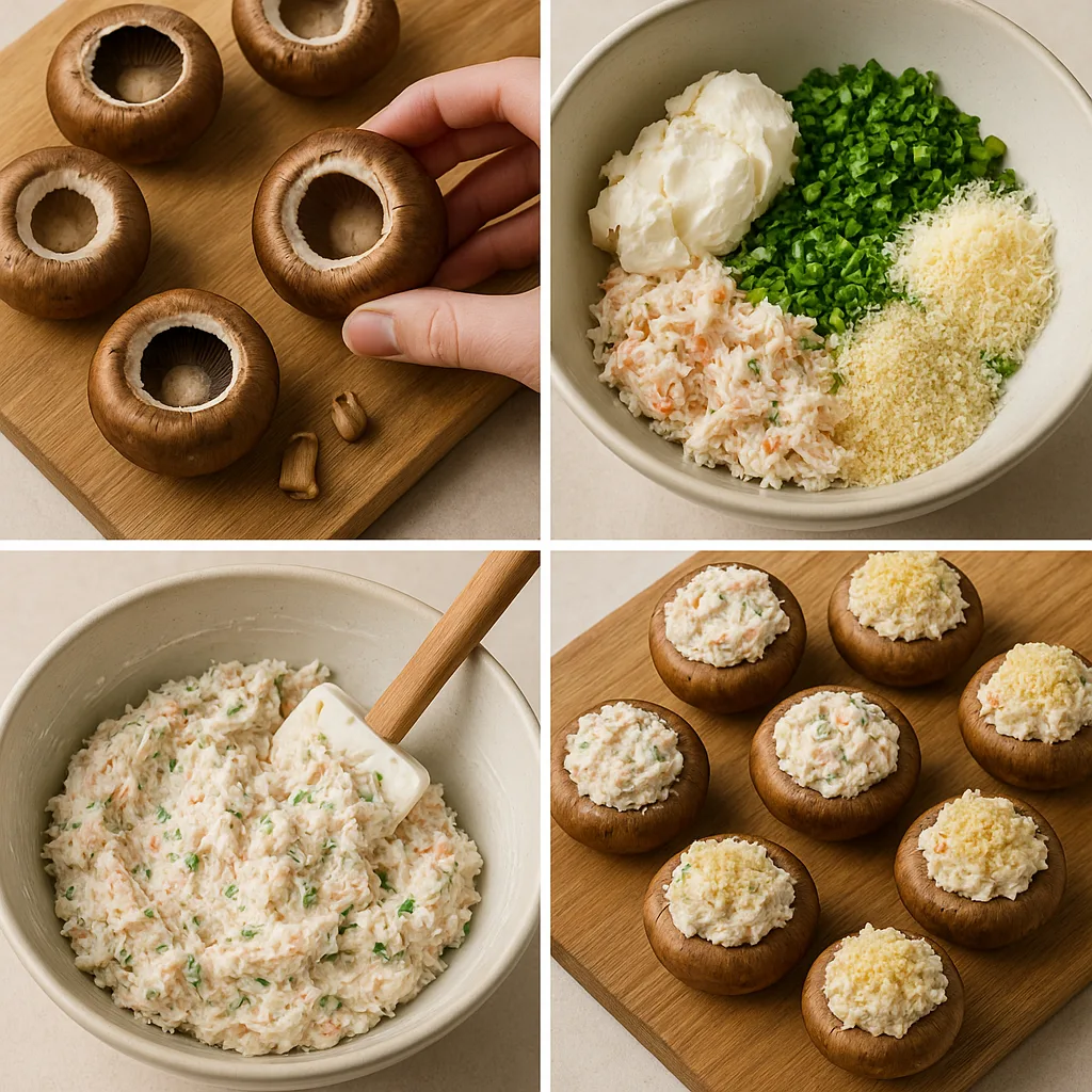 How to Make Crab Stuffed Mushrooms (5 Delicious Steps)