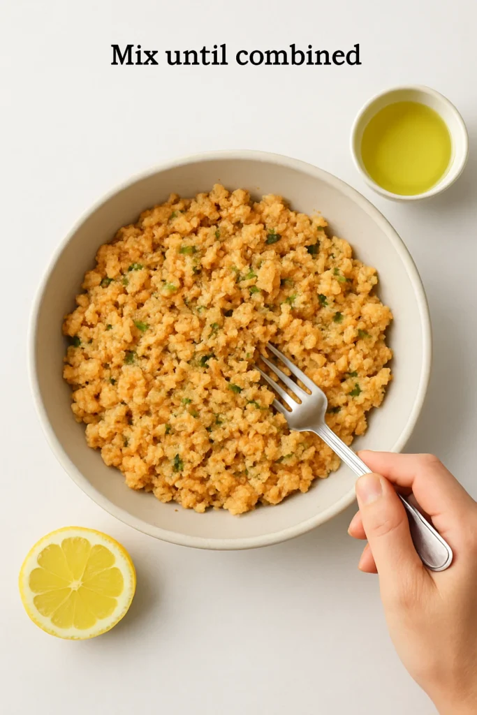 Step 1 — Prepare Your Salmon Mixture