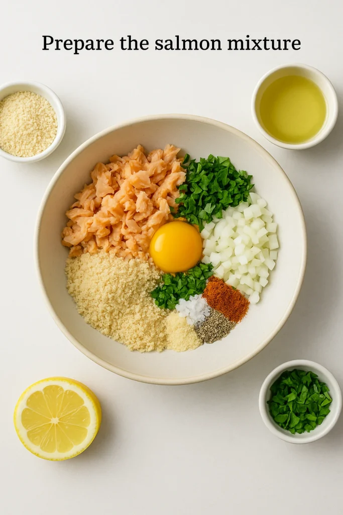 Step 1 — Prepare Your Salmon Mixture