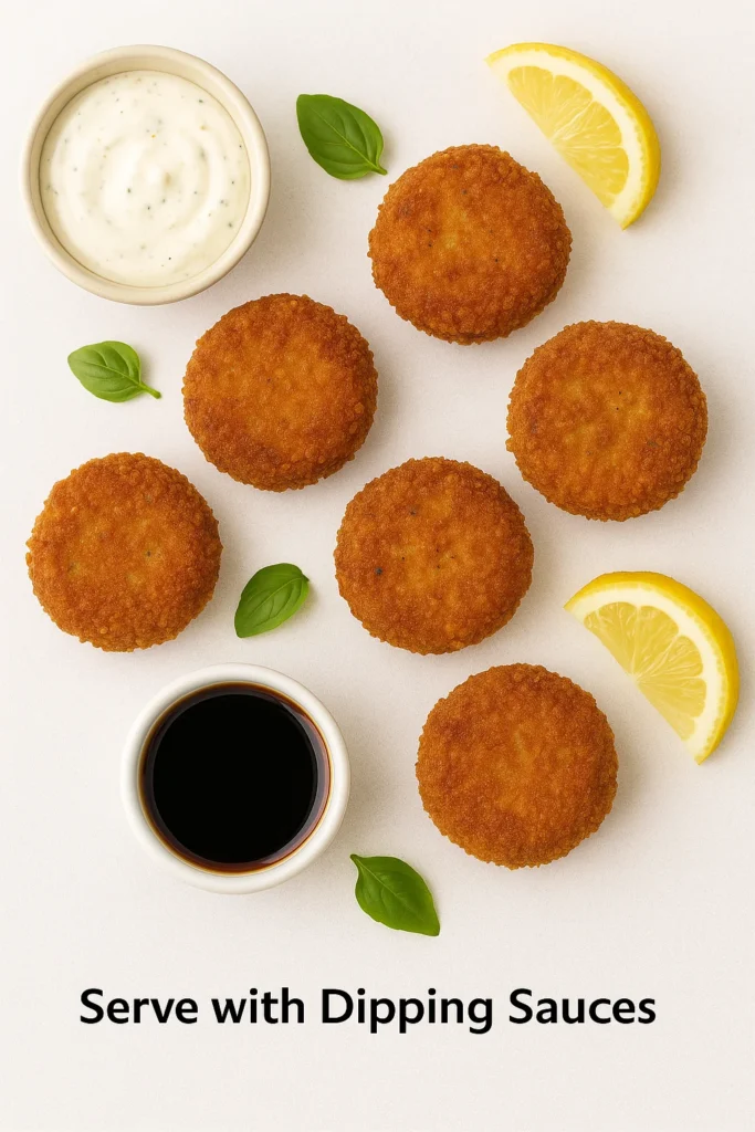 Step 4 — Serve with Dipping Sauces