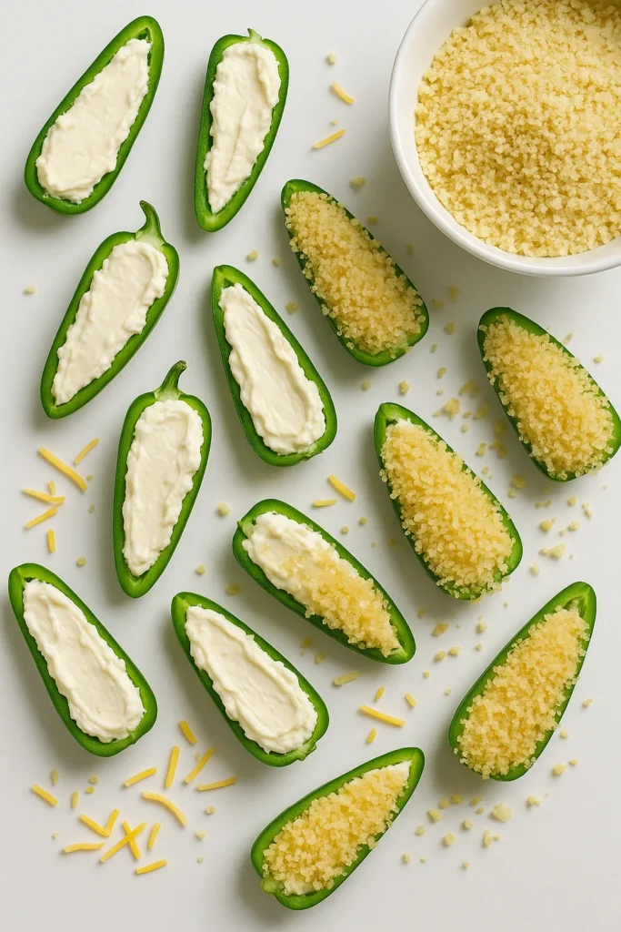 4. Add the crunchy topping