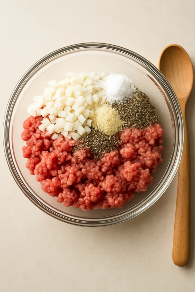 Step 1: Prepare the Meat Mixture