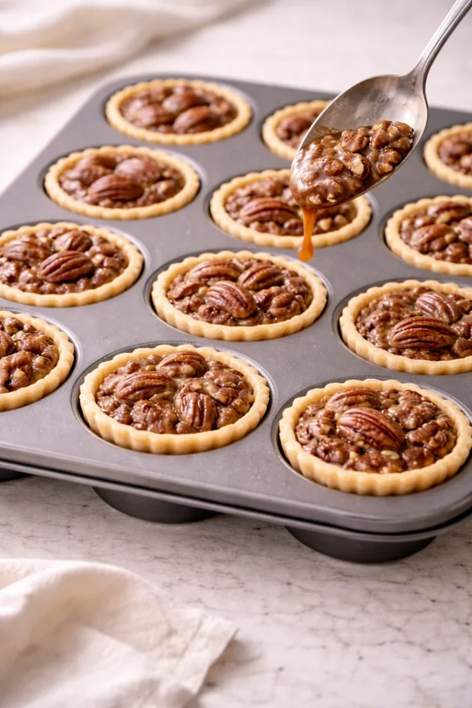 Stir in the pecans until evenly coated.