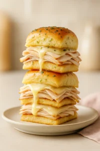 Turkey and Cheese Slider