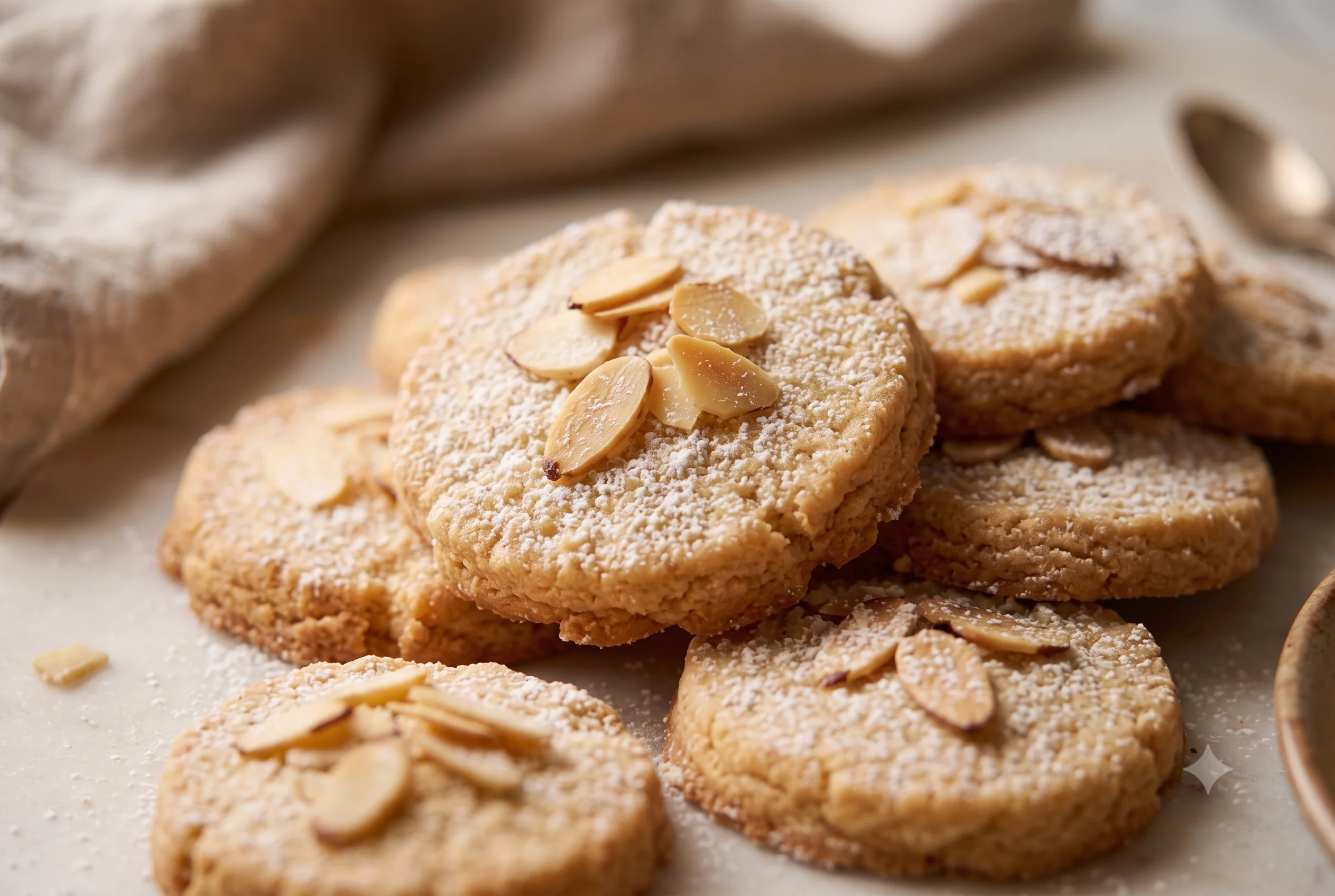 Almond Shortbread Cookies