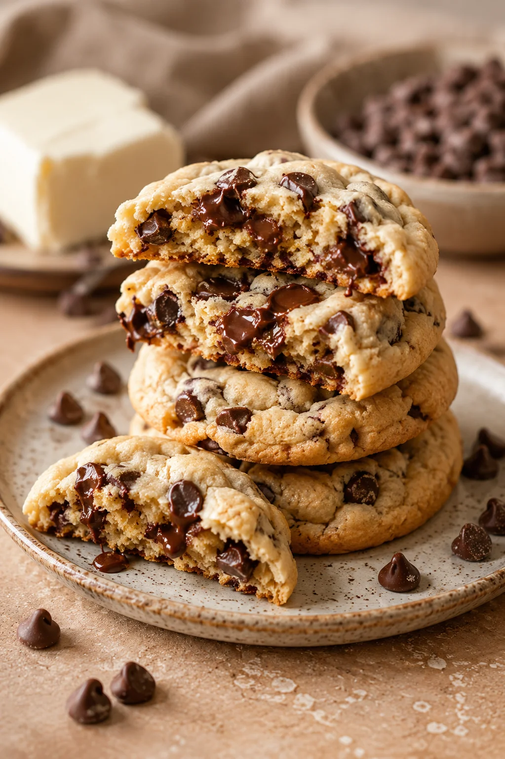 Cream Cheese Chocolate Chip Cookies