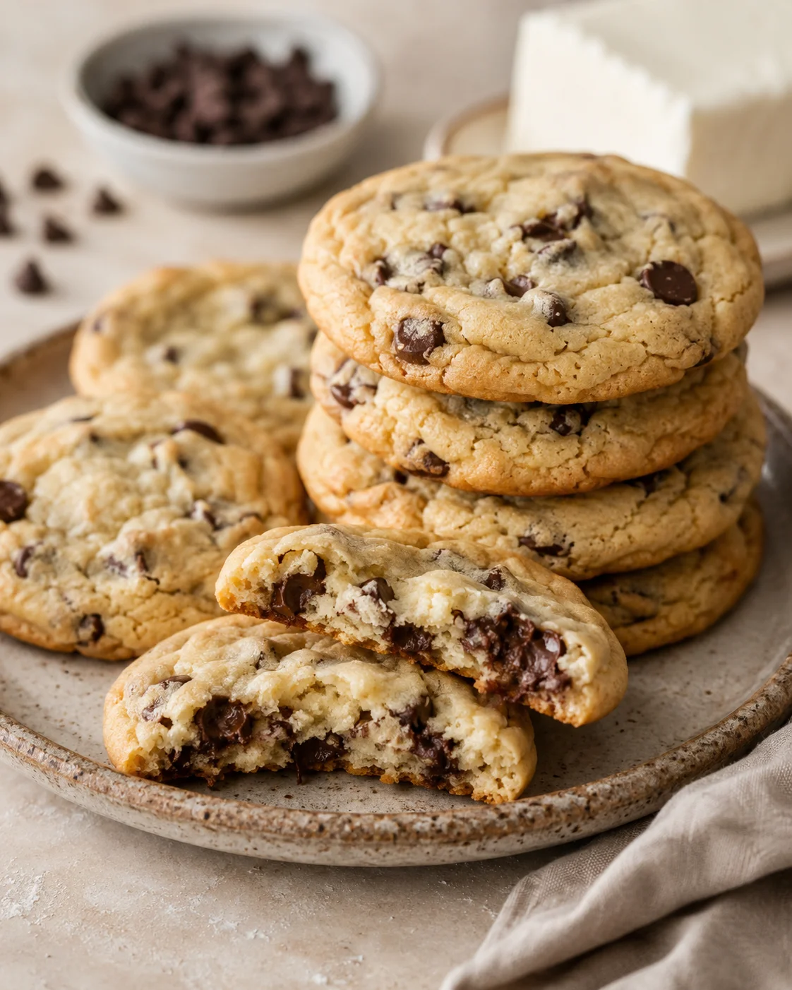 Cream Cheese Chocolate Chip Cookies