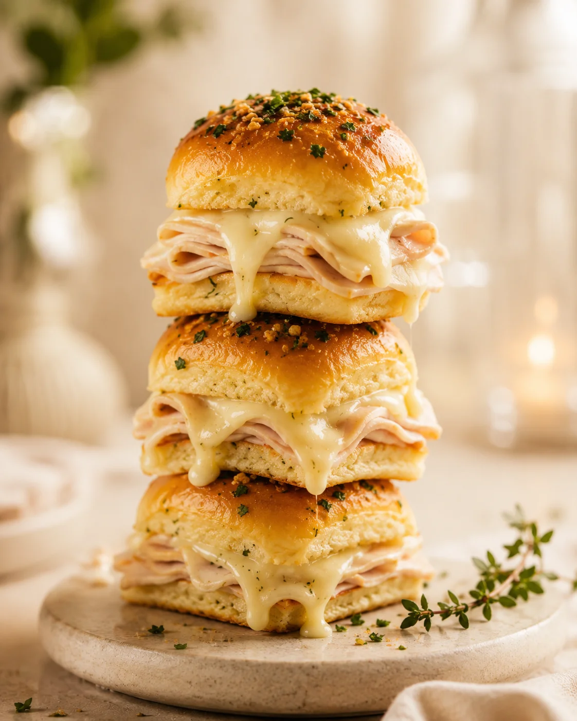 Turkey and Cheese Sliders